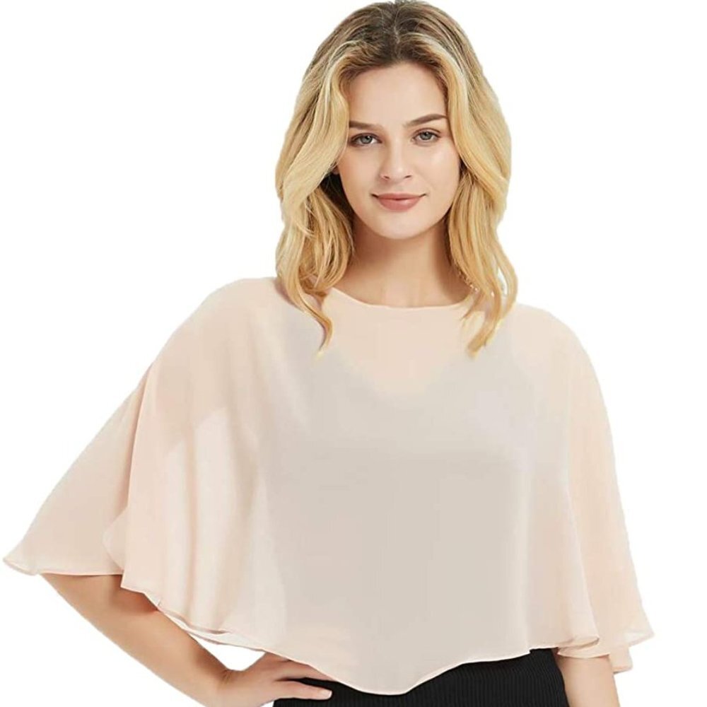 Women Shawls and Wraps for Evening Dress Chiffon